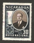 Sellos de America - Nicaragua -  presidente general somoza
