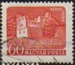 Stamps : Europe : Hungary :  Hungria 1960 Scott 1284 Sello Castillo Saros Patak usado Magyar Posta M-1652 Ungarn Hungary Hongrie 