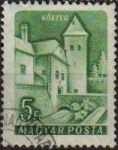 Stamps Hungary -  Hungria 1960 Scott 1290 Sello Castillo Koezeg Vert usado Magyar Posta M-1655 Ungarn Hungary Hongrie 