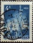 Stamps Hungary -  Hungria 1964 Scott 1524 Servicio Postal Emisoras de Television usado M-2012 Magyar Posta Ungarn Hung