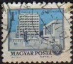Stamps : Europe : Hungary :  Hungria 1972 Scott 2197 Sello Edificios Oficiales Edificio Moderno Salgotarjan usado M-2826 Magyar P