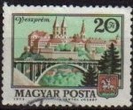 Stamps Hungary -  Hungria 1973 Scott 2200A Sello Paisaje Puente Veszprem usado M-2916 Magyar Posta Ungarn Hungary Hong
