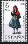 Stamps Spain -  Trajes típicos españoles. Jaen.