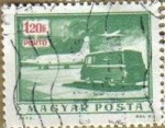 Stamps : Europe : Hungary :  HUNGRIA Magyar Posta 1973 T246 Sello Servicio Postal Avion y Camion correo usado ScottJ270
