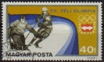 Stamps Hungary -  HUNGRIA Magyar Posta 1975 3089 Juegos Olimpicos Invierno Hockey sobre hielo usado Scott2394