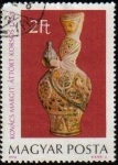 Stamps : Europe : Hungary :  Hungria 1978 Scott 2554 Sello Ceramica de Margit Kovacs Mujer con jarra usado M-3324 Magyar Posta Un