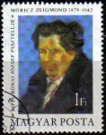 Stamps : Europe : Hungary :  Hungria 1979 Scott 2584 Sello Personajes Escritor Zsigmond Moricz usado Magyar Posta M-3354 Ungarn H