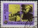 Sellos de Europa - Hungra -  HUNGRIA Magyar Posta 1982 3532 Sello 25 Aniv. Milicias Militares usado Scott2721