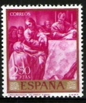 Stamps Spain -  Dia del sello. Alonso Cano.La Circuncisión.