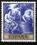 Sellos de Europa - Espa�a -  Dia del sello. Alonso Cano.Jesús y la Samaritana