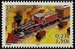 Stamps France -  Ferrocarril americano 220