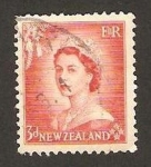 Stamps New Zealand -  isabel II
