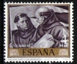Stamps Spain -  Dia del sello. Alonso Cano. San Juan Capistrano y San Bernardino.
