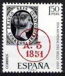 Sellos de Europa - Espa�a -  Dia mundial del sello. Fechador de llegada de Madrid.