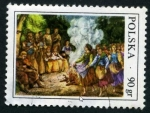 Stamps Poland -  Danza