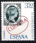 Stamps Spain -  Dia mundial del sello. Galicia , Marca prefilatélica de Corvera, Santander.