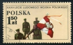 Sellos de Europa - Polonia -  Soldados y bandera