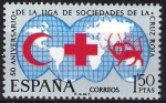 Sellos de Europa - Espa�a -  L Aniversario de la liga de Sociedades de la Cruz Roja.