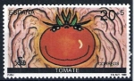 Stamps Spain -  V centenario del Descubimiento de América. Encuentro de dos Mundos.Tomate.