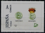 Stamps Spain -  Centenario del Real Betis Balompié.Escudos de 1907-1914 , y 1914-1931