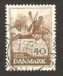 Stamps Denmark -  molino de la isla de bogo