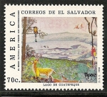 Sellos de America - El Salvador -  Reserva Apaneca-llamapetec, Lago Coatepeque