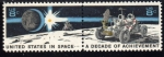 Stamps United States -  USA 1969: Apolo 15 rover lunar