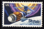 Stamps United States -  USA 1969: Skylab, laboratorio espacial