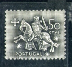 Stamps : Europe : Portugal :  Caballero a caballo