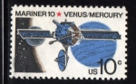 Stamps United States -  USA 1969: Mariner 10