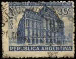 Stamps Argentina -  Palacio Central de Correos y Telecomunicaciones.