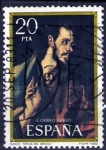 Stamps Spain -  Santo Tomás pintado por El Greco.