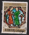 Stamps United Arab Emirates -  AJMAN_Horóscopo-Geminis