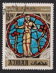 Stamps United Arab Emirates -  AJMAN - Horóscopo-Virgo