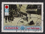 Stamps United Arab Emirates -  AJMAN - SAPPORO-72