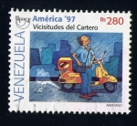 Stamps America - Venezuela -  Vicisitudes del Cartero