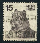 Sellos de Asia - India -  Tigre