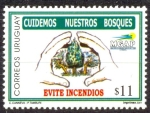 Sellos de America - Uruguay -  CUIDEMOS NUESTROS BOSQUES