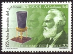 Stamps Uruguay -  125 AÑOS INVENCIÓN DEL TELÉFONO