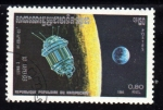 Stamps Cambodia -  1984 Dia de la Astronautica: Luna 3