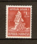 Stamps : Asia : Indonesia :  DANZA  INFANTIL