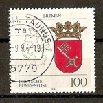 Stamps : Europe : Germany :  Escudos de Alemania. Federal  (DBP)./ Bremen.