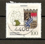 Stamps : Europe : Germany :  Escudos de Alemania. Federal  (DBP)./ Bayern.