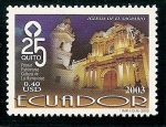 Stamps Ecuador -  Ciudad de Quito