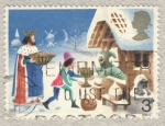 Sellos de Europa - Reino Unido -  Christmas 1973  Good King Wenceslas