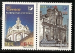 Stamps Ecuador -  Centro histórico de Cuenca y de Quito