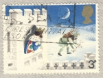Stamps United Kingdom -  Christmas 1973  Good King Wenceslas