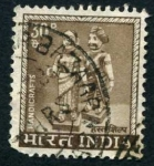 Stamps : Asia : India :  Muñecos hechos a mano