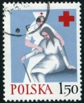 Stamps Poland -  Cruz Roja