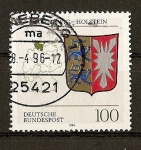 Stamps Germany -  Escudos de Alemania.Federal (DBP)./ Schleswig-Holstein